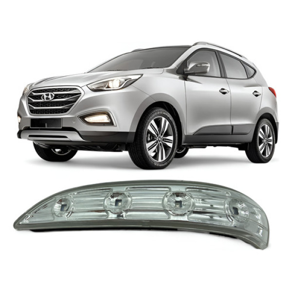 Pisca Seta Lente Retrovisor Hyundai Ix35 Esquerdo Motorista