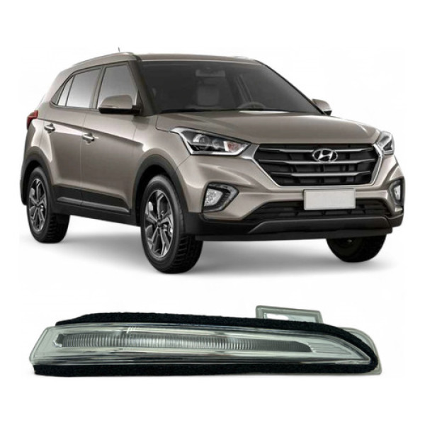 Retrovisor Seta Lente Pisca Lanterna Creta 17 18 19 20 21 Ld