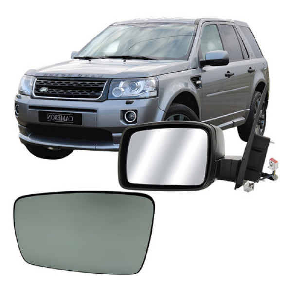Lente Vidro Retrovisor Freelander 06 07 08 09 10 Esquerdo