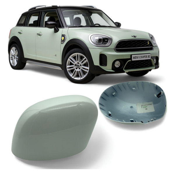 Capa Cobertura Retrovisor Mini Cooper Countryman 19 A 24 Le Preto Ou Branco