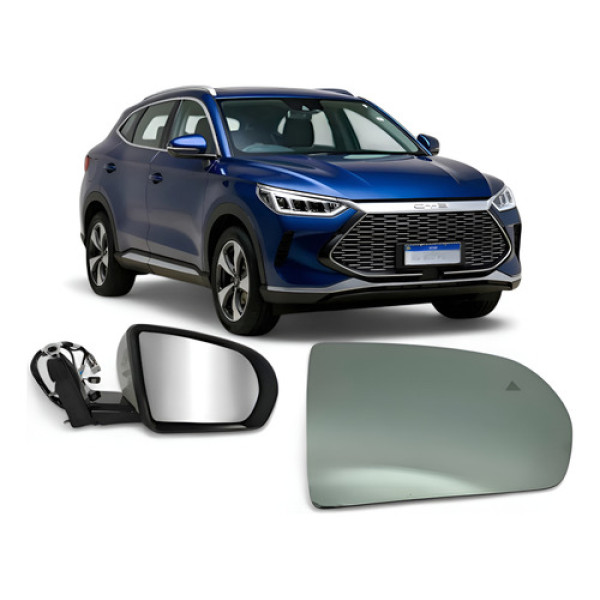 Espelho Lente E Base Retrovisor Byd Song Ld