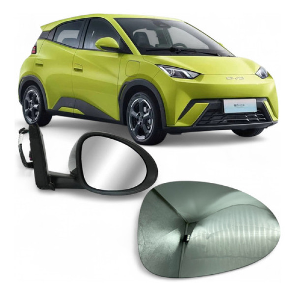 Lente Vidro Espelho Retrovisor Byd Dolphin Mini Plus Ld