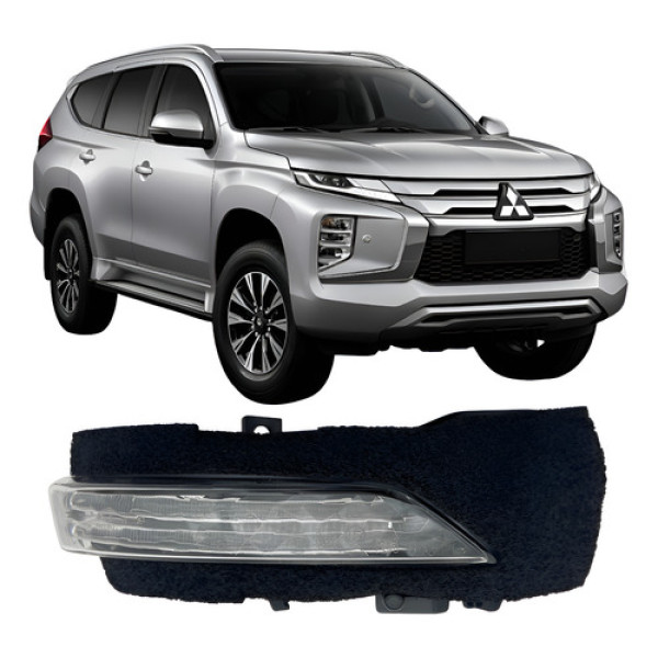 Seta Pisca Retrovisor Pajero Sport L200 Triton 21 22 23 Ld