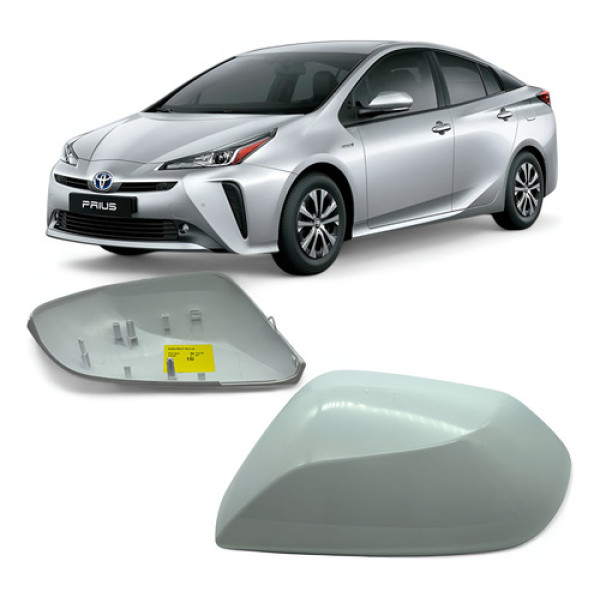 Capa Cobertura Espelho Retrovisor Prius 2016 A 2021 Esquerdo