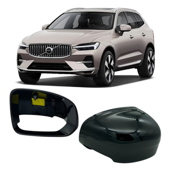 Capa Retrovisor Volvo Xc60 18 19 20 21 22 23 24 25 Esquerdo