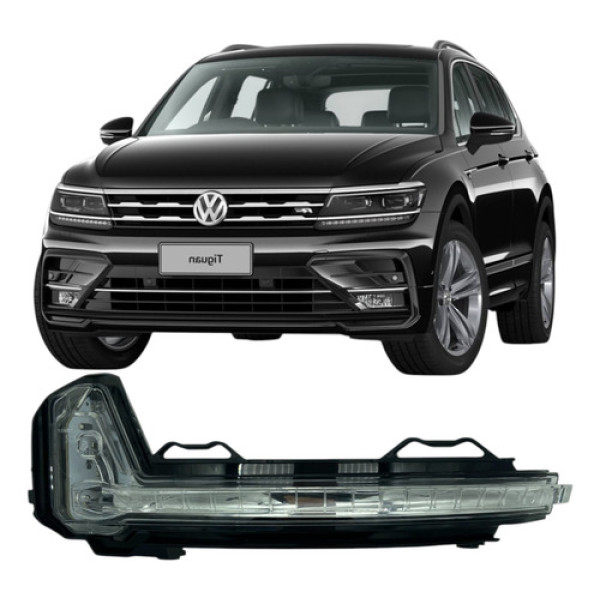 Pisca Seta Retrovisor Tiguan 18 A 25 Esquerdo Motorista