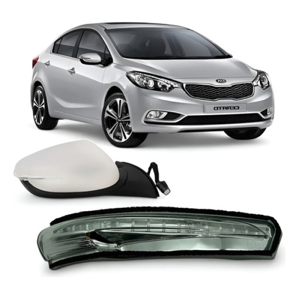 Seta Lente Pisca Retrovisor Cerato 14 A 18 Esquerdo Motoris