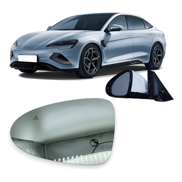 Lente Com Base Espelho Retrovisor Byd Seal Esquerdo