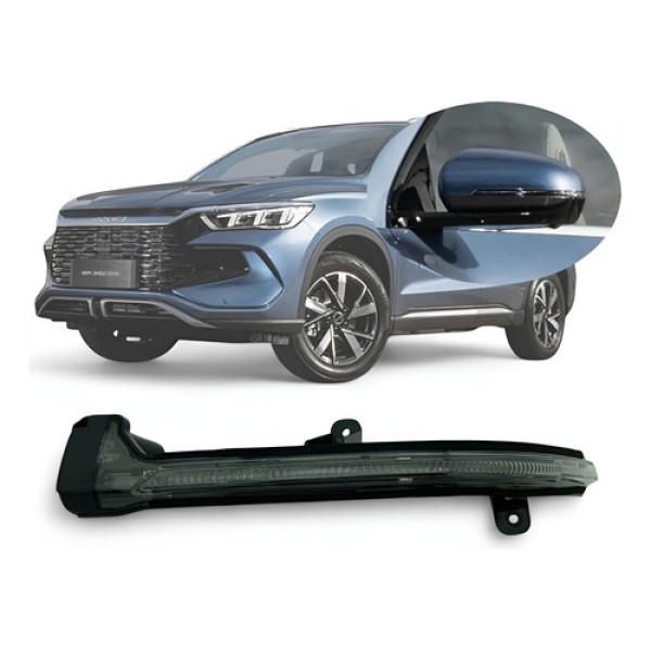 Lente Pisca Seta Retrovisor Byd Song Plus Esquerdo Motorista