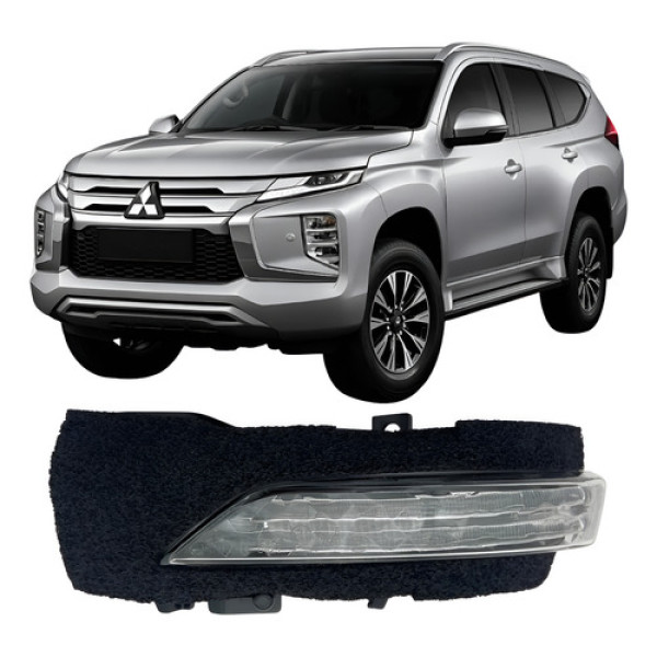 Seta Pisca Retrovisor Pajero Sport L200 Triton 21 22 Esquerd