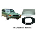 Lente E Base Retrovisor Opala 80/87 Direito (carona)