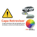 Capa Cobertura Espelho Retrovisor Prius 2016 A 2021 Esquerdo
