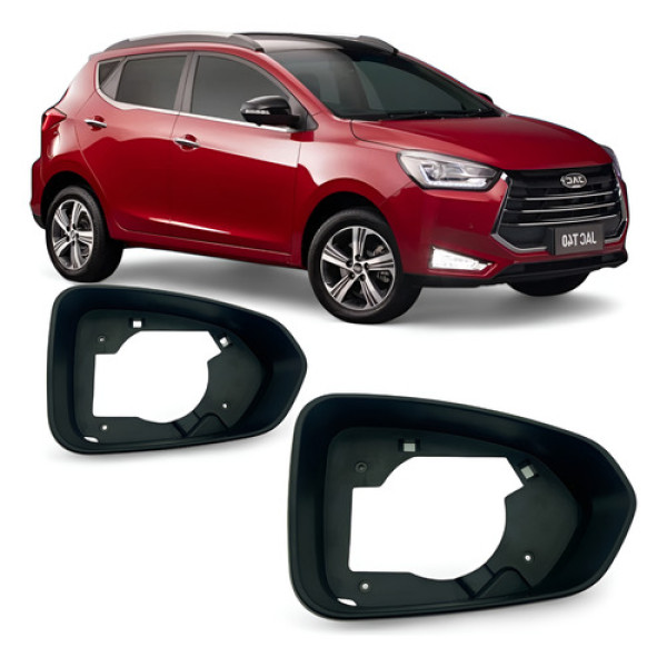 Aro Moldura Espelho Retrovisor Jac T40 Lado Direito