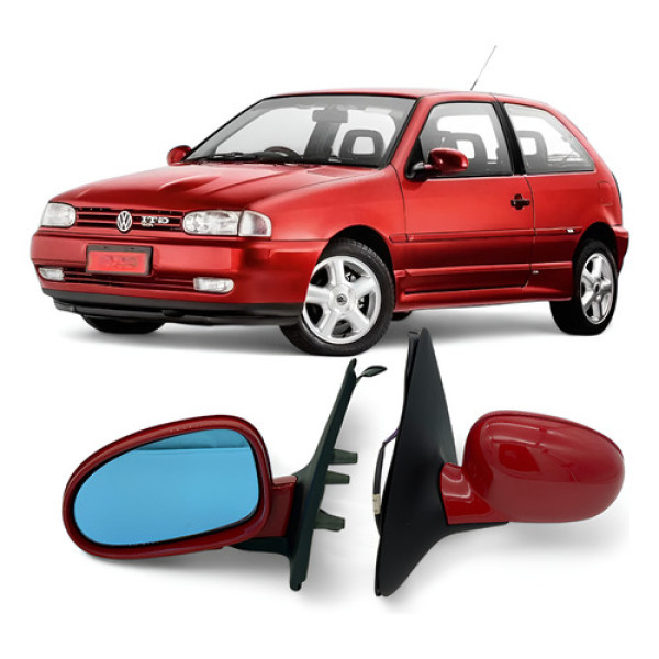 Retrovisor Gol G2 Bola Gti 96 97 98 99 2p Elet Pe Ferro Le Vermelho