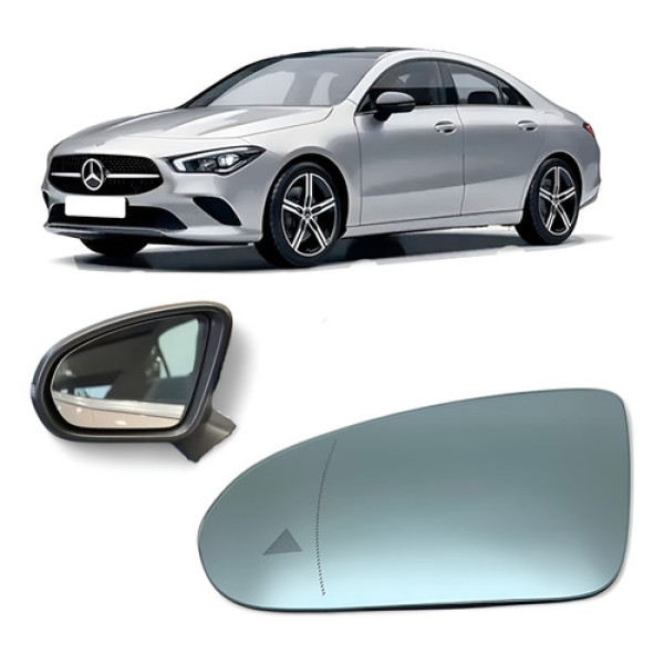 Espelho Lente Retrovisor Mb Cla 180 200 220 260 20 A 24 Le