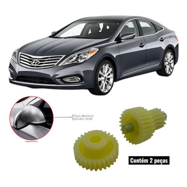 Engrenagem Azera Retrovisor Retratil
