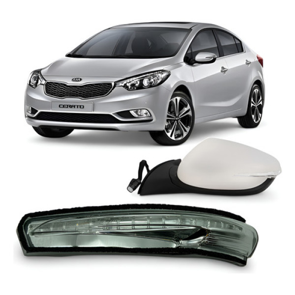 Seta Lente Pisca Retrovisor Cerato 14 A 18 Direito Carona