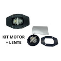 Kit Motor E Lente Retrovisor Monza 85 A 93 Direito Carona