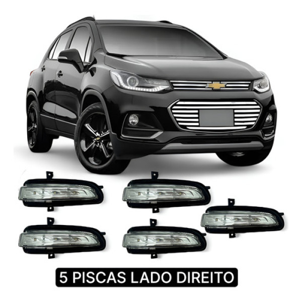 5 Piscas Seta Retrovisor Tracker 2018 2019 Direito Original
