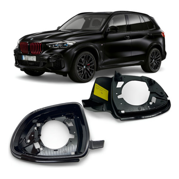 Moldura Aro Retrovisor Bmw X3 X4 X5 X6 2015 A 2017 Esquerdo