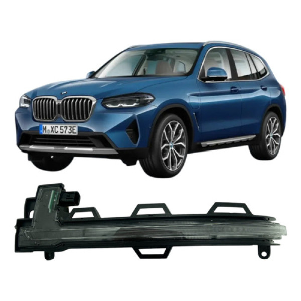 Pisca Seta Retrovisor Bmw X3 X4 X5 X6 2015 A 2017 Esquerdo