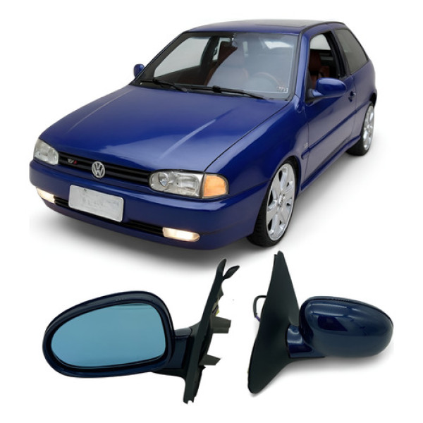 Retrovisor Gol G2 Bola Gti 96 97 98 99 2p Elet Pe Ferro Le Azul
