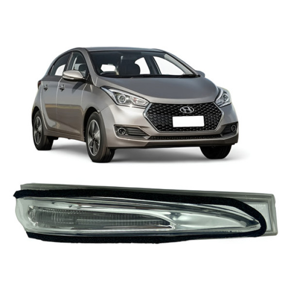 Seta Lente Pisca Retrovisor Hyundai Hb20 13 A 19 Direito