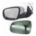 Lente Com Base Retrovisor Chery Tiggo 5x Com Sensor Esquerdo