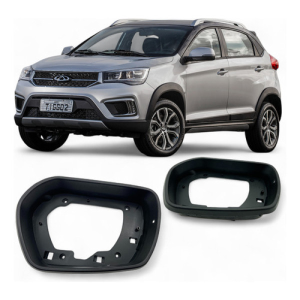 Aro Moldura Retrovisor Tiggo 2 18 Ate 22 Esquerdo