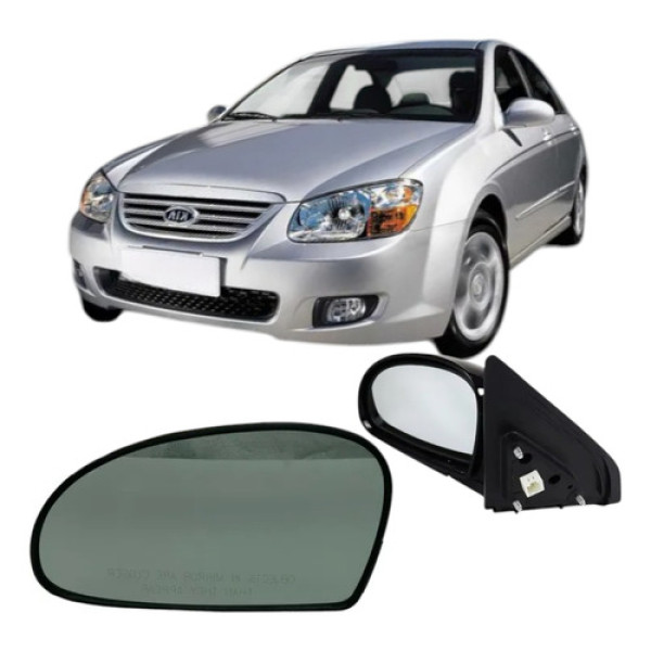 Lente Com Base Retrovisor Cerato 06/08 Esquerdo