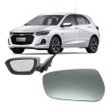 Espelho Lente Base Vidro Retrovisor Onix 25 Sensor Esquerdo