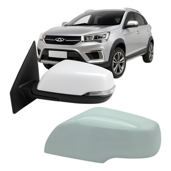 Capa Cobertura Retrovisor Chery Tiggo 2 Esquerdo Motorista