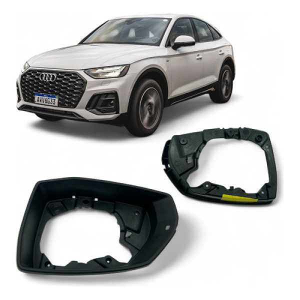 Aro Moldura Retrovisor Audi Q5 18 A 23 Esquerdo Motorista