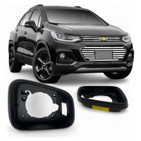 Aro Moldura Retrovisor Tracker 2014 2018 2019 Direita Carona