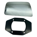 Lente E Base Retrovisor Opala 88/90 Esquerdo (motorista)