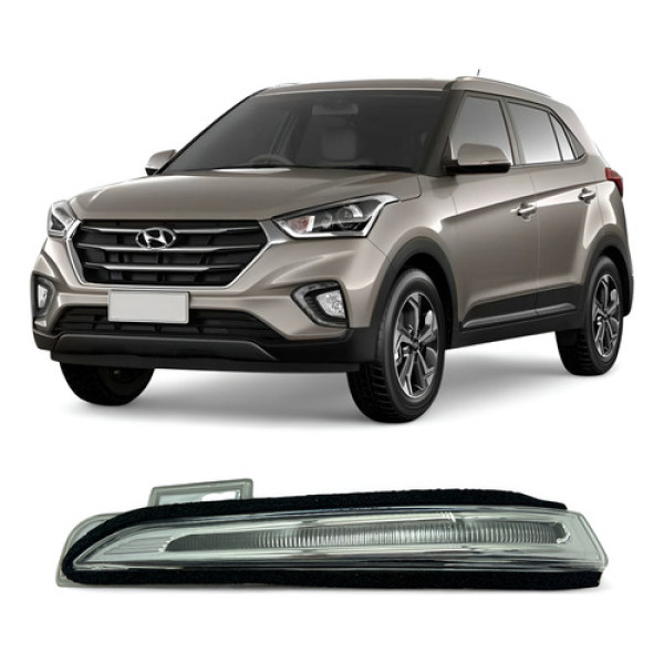 Retrovisor Seta Lente Pisca Lanterna Creta 17 18 19 20 21 Le