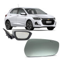 Espelho Lente Base Vidro Retrovisor Onix 25 Sensor Direito