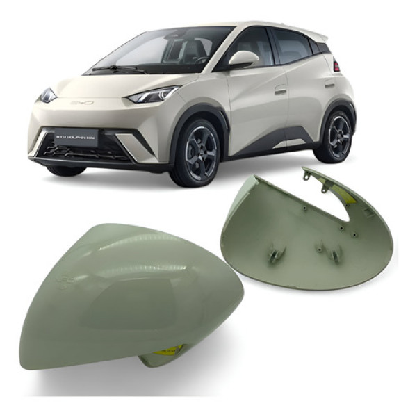 Capa Tampa Cobertura Retrovisor Byd Dolphin Esquerdo Branco Lado Motorista